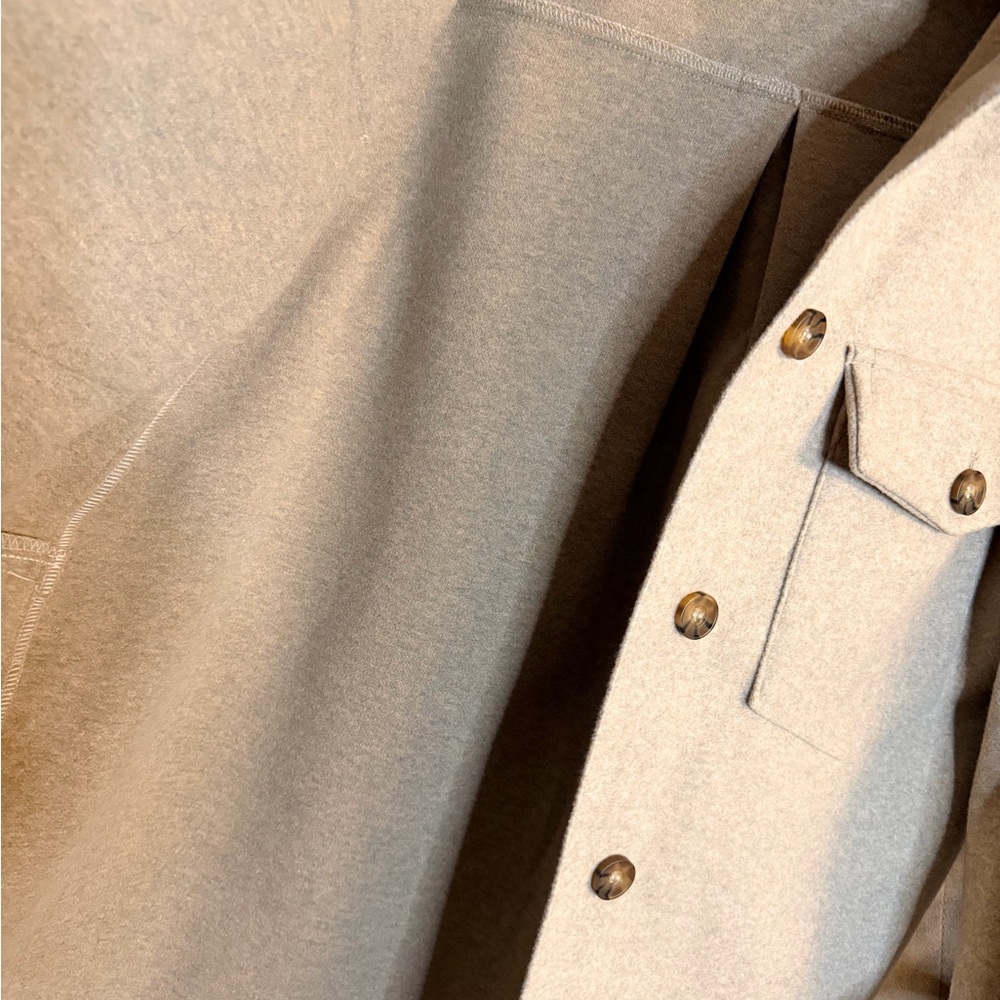 Countryside-Inspired Neutral Shacket Jacket Love … - image 4